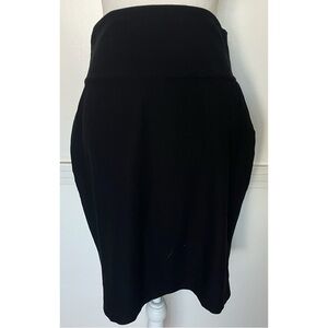 Eileen Fisher • Elegant Black Women's Pencil Skirt